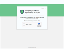 Tablet Screenshot of jimmyshand.com